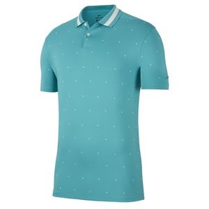 Nike Teal Polo Shirt with White Accents